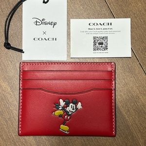 Coach x Disney Mickey Card Wallet